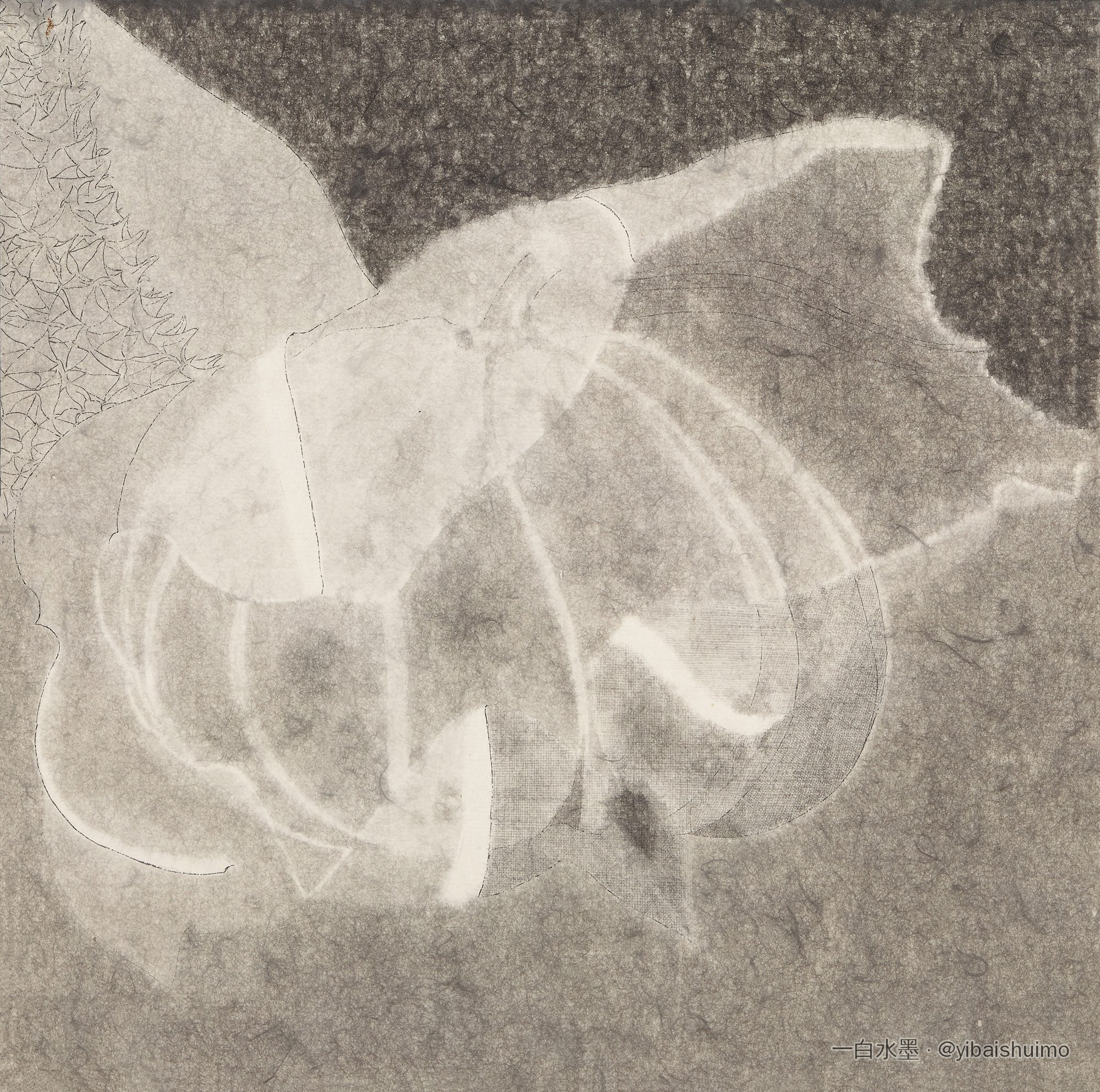 L’existence de la fleur, 2024 — Encre sur papier