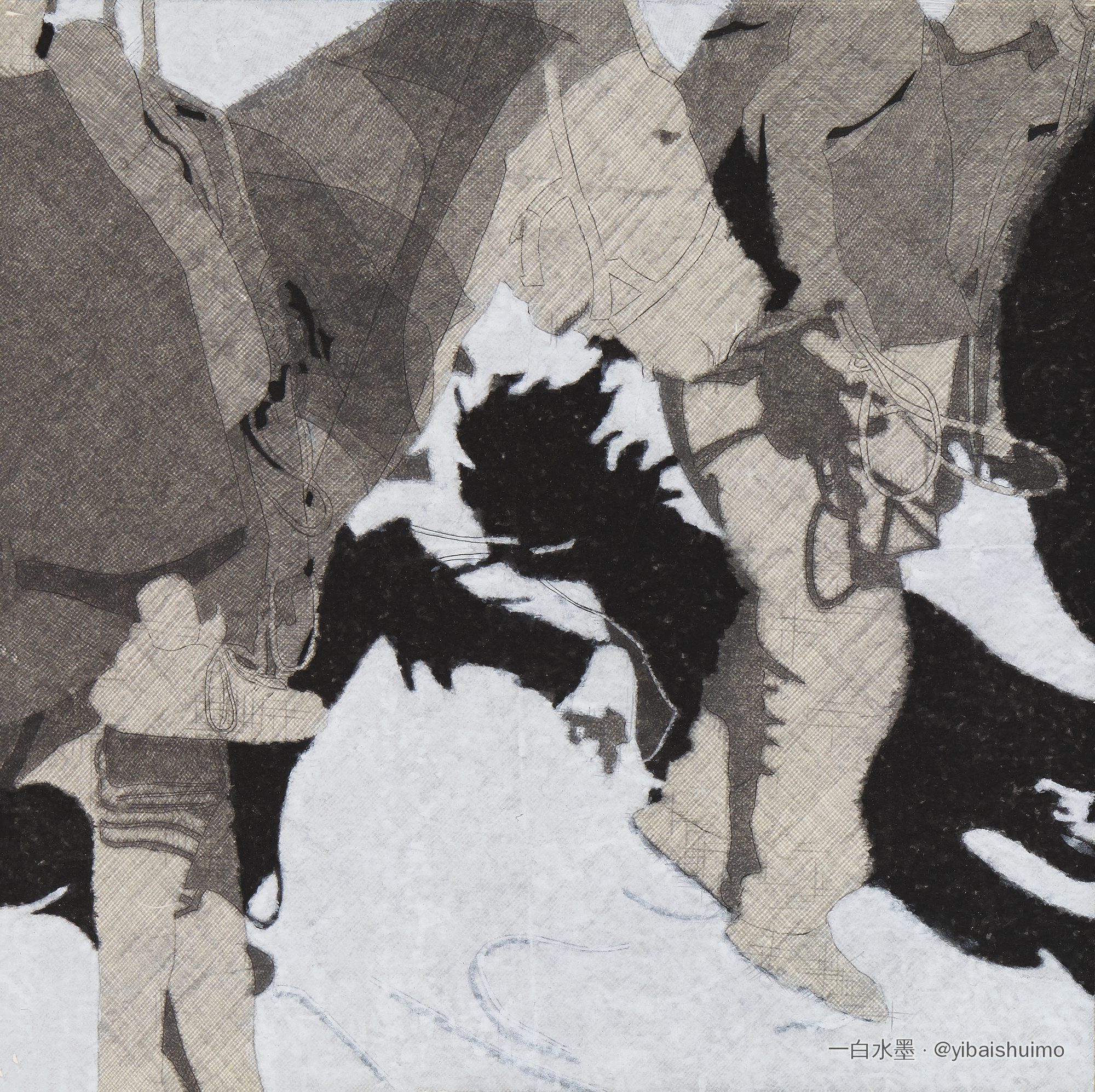 Ma femme, 2024, 2024 — Encre sur papier