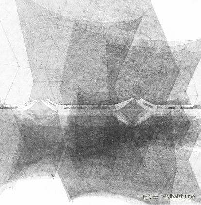 Texture du temps, 2022 — Encre sur papier