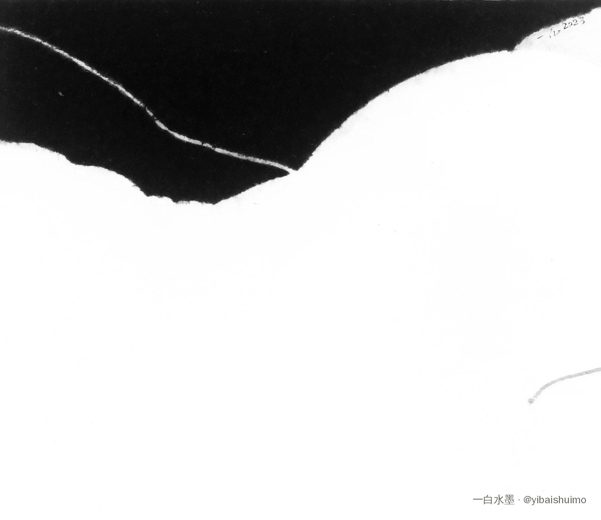 Un week-end merveilleux III, 2023 — Encre sur papier