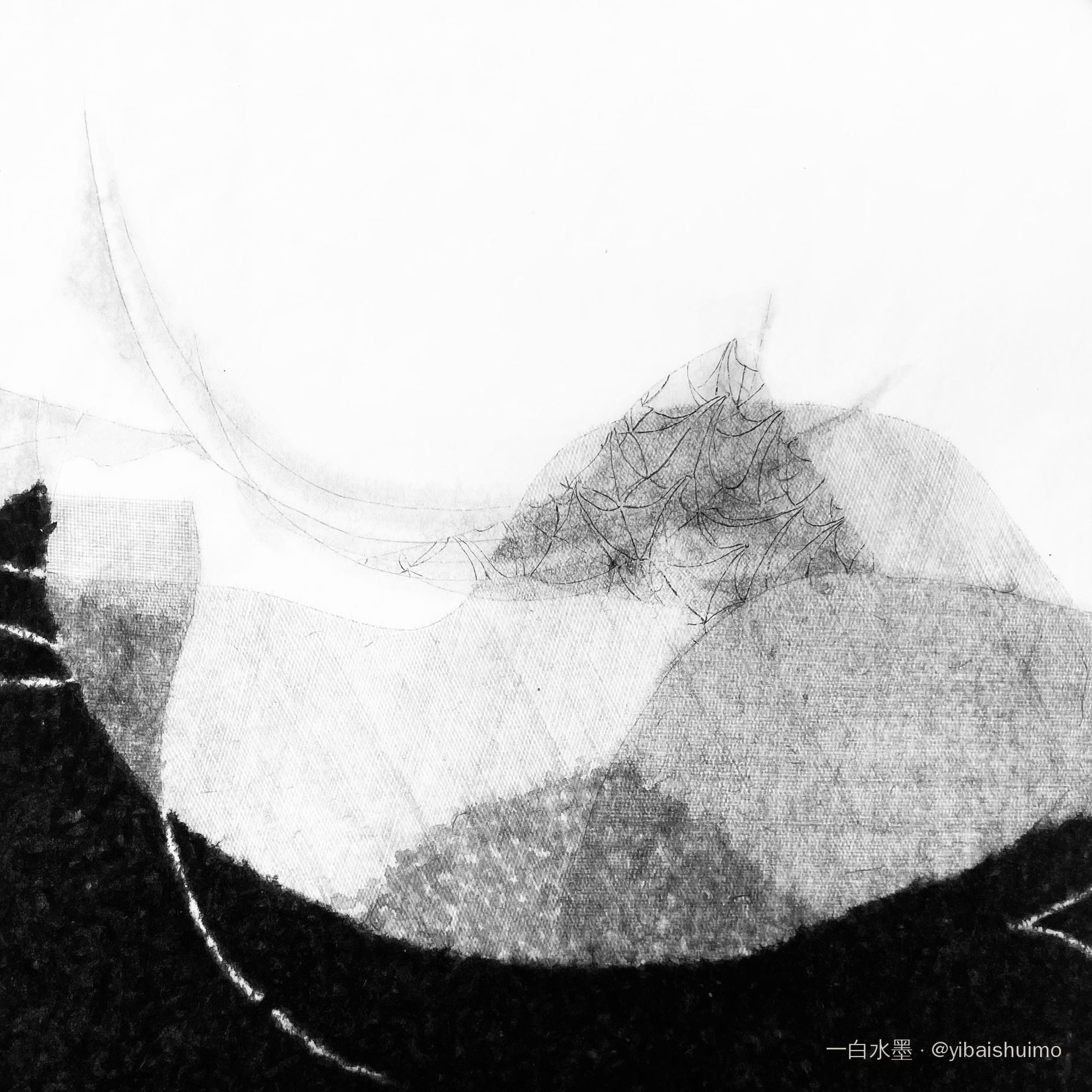 Un week-end merveilleux VI, 2024 — Encre sur papier